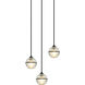 Misty 3 Light 13.63 inch Matte Black Pendant Ceiling Light