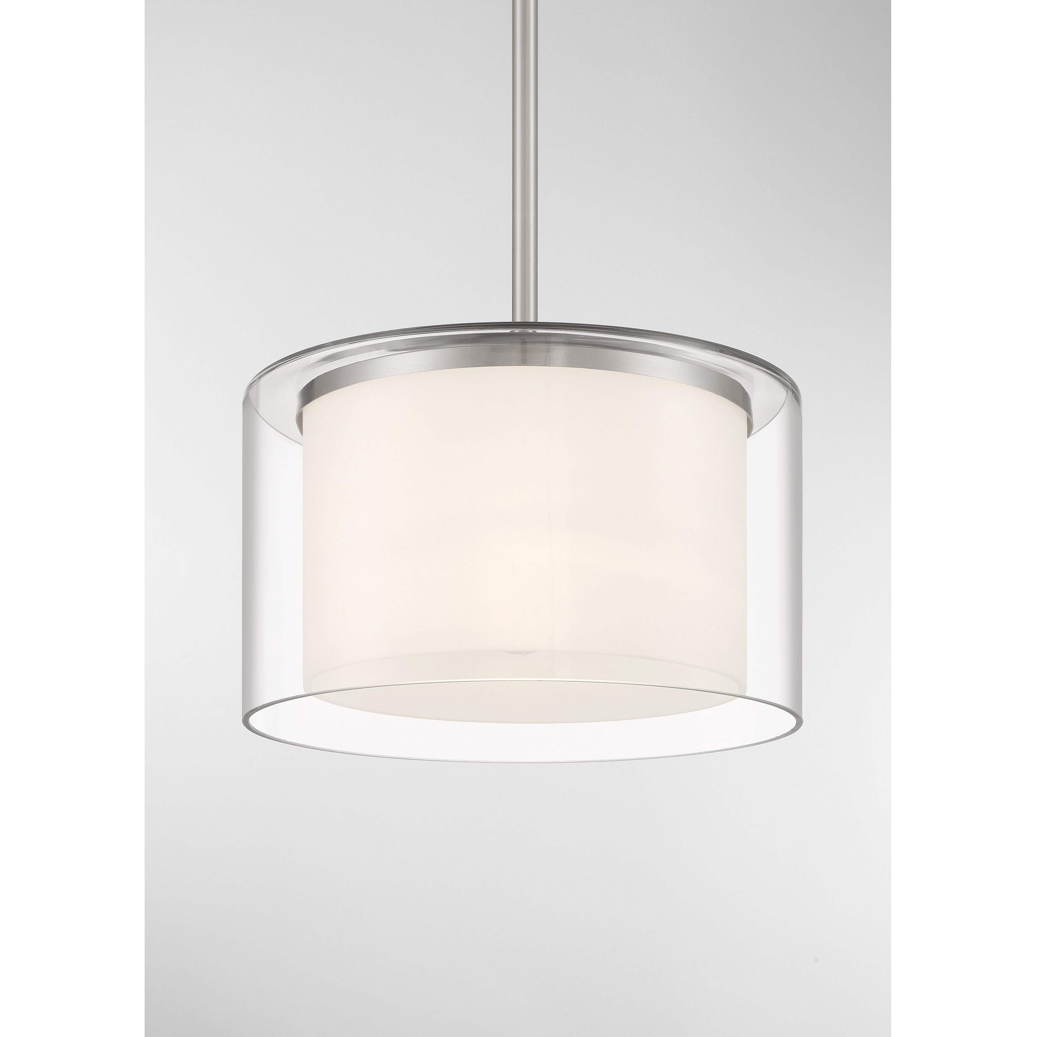 Parsons Studio 1 Light 10 inch Brushed Nickel Pendant Ceiling Light