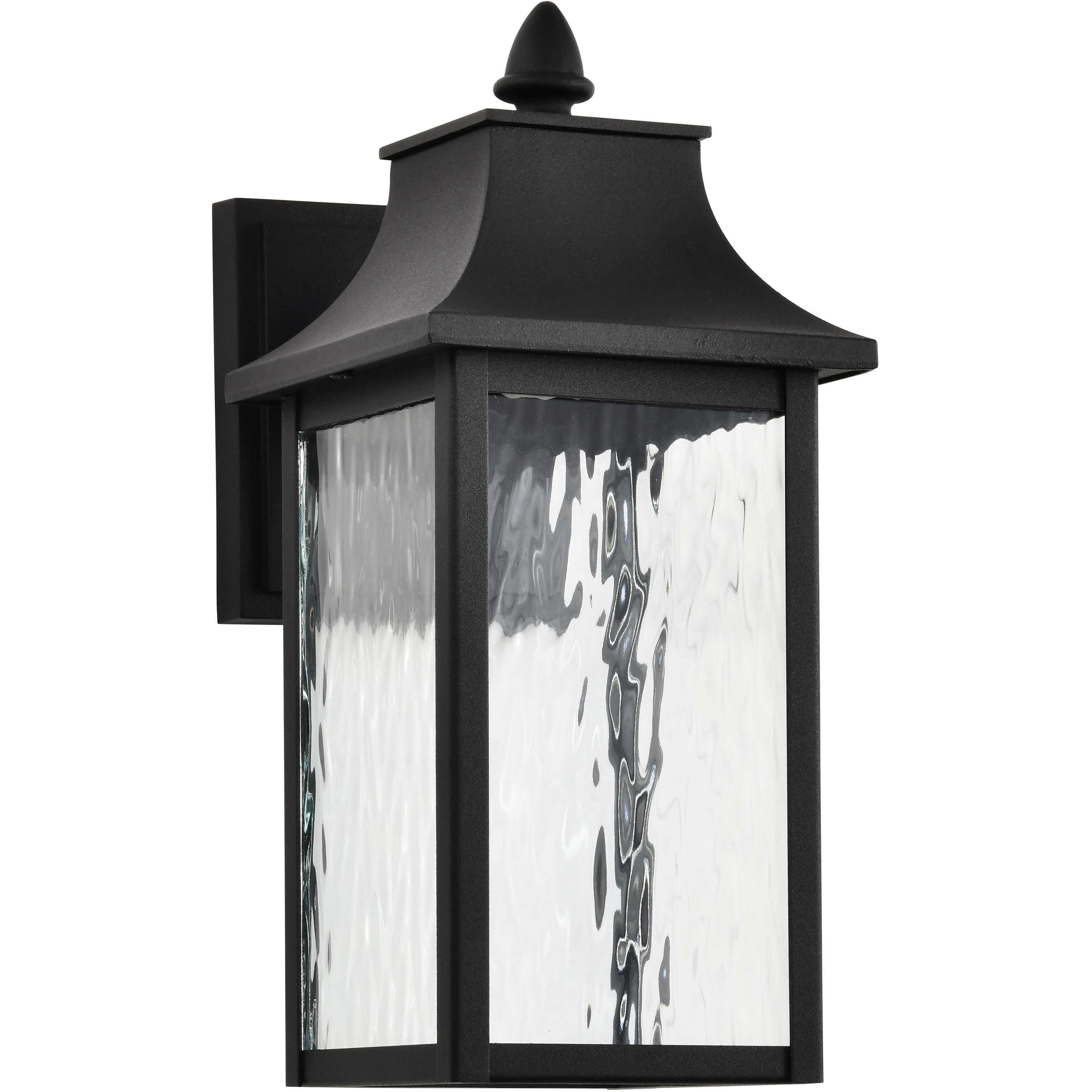Austen LED 13.25 inch Matte Black Outdoor Wall Sconce