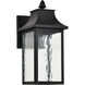 Austen LED 13.25 inch Matte Black Outdoor Wall Sconce
