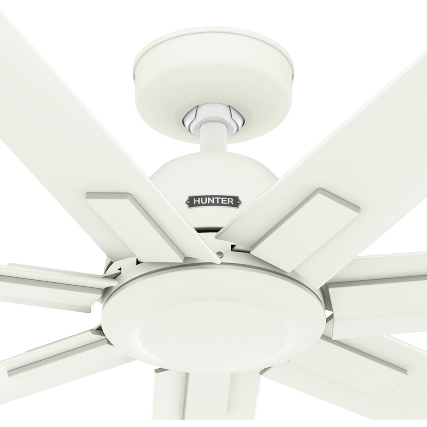 Downtown 60 inch Matte White Outdoor Ceiling Fan