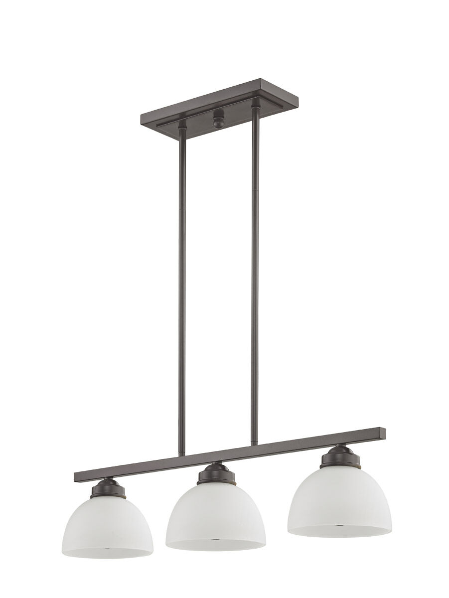 Somerset 3 Light 28 inch English Bronze Linear Chandelier Ceiling Light