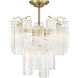 Sophia 5 Light 17.75 inch Brass Semi Flush Mount Ceiling Light