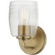 Honey Wall Sconce Wall Light in Natural Aged Brass