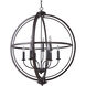 Berkeley 9 Light 30 inch Espresso Foyer Light Ceiling Light, Jeremiah