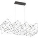 Leonardell Linear Chandelier Ceiling Light in Black