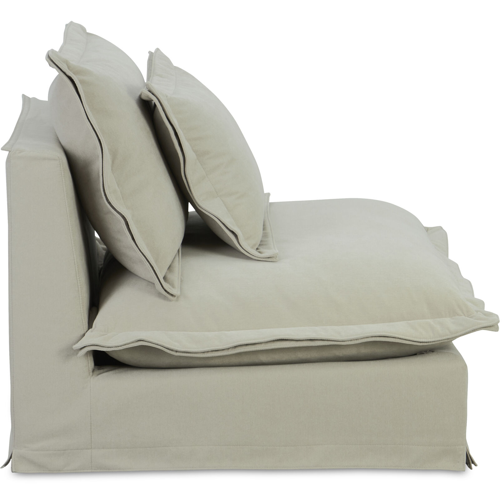 Olivia Beige Slipper Chair