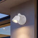 Stella Outdoor Flood Light in White, Essentials