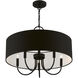 Birchwood 5 Light 23 inch Black Pendant Chandelier Ceiling Light