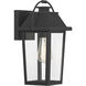 Branwyn 1 Light 13 inch Sand Coal Black Outdoor Wall Lantern