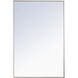 Monet 42 X 28 inch Silver Wall Mirror