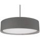 Dalton LED 20 inch Gray Pendant Ceiling Light in Five Color Temperatures