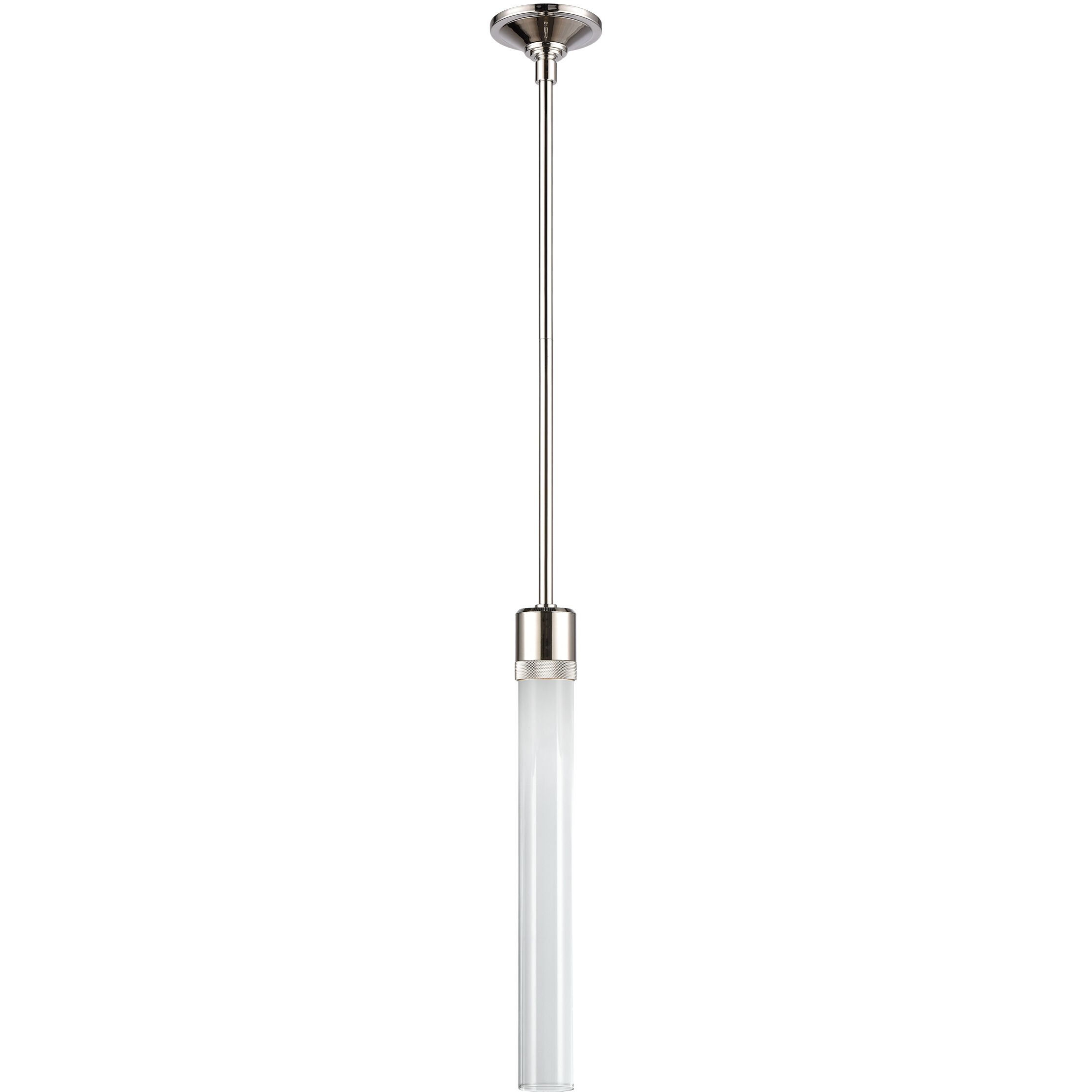 Zigrina 1 Light 5.13 inch Polished Nickel Pendant Ceiling Light