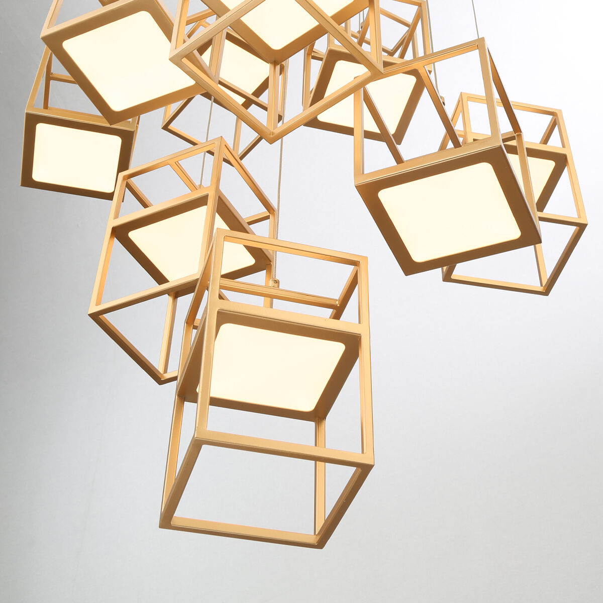 Ferro LED 32 inch Black Chandelier Ceiling Light