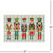 Nutcracker Family Pink and Green and Red and Yellow Framed Art, Propac