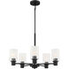 Cedar Lane 5 Light 25 inch Matte Black Chandelier Ceiling Light