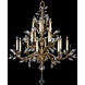 Crystal Laurel 16 Light 45 inch Gold Chandelier Ceiling Light