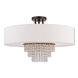 Carlisle 5 Light 22 inch English Bronze Semi-Flush Mount Ceiling Light