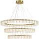 Sevryn LED 44.5 inch Soft Brass Chandelier Ceiling Light