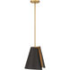 Hillcrest 1 Light 12 inch Legacy Brass and Dark Bronze Pendant Ceiling Light