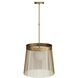 Empire 1 Light 19 inch Antique Brass Pendant Ceiling Light
