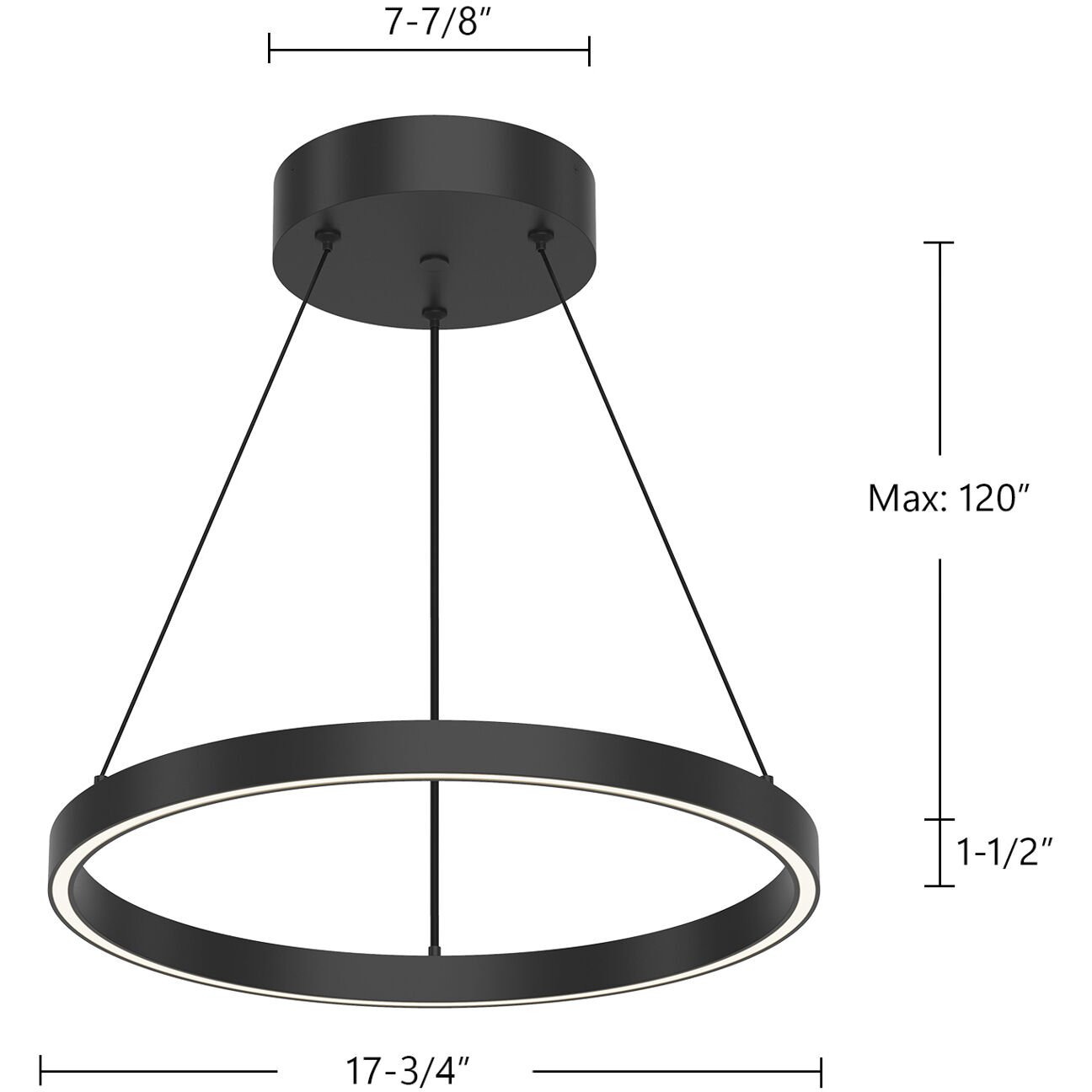 Cerchio Pendant Ceiling Light in White