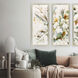 Lovely Place To Be Green and Neutral and White and Yellow Framed Art