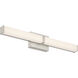 Mandi 23.75 inch Brushed Steel Vanity/Bath Bar Wall Light