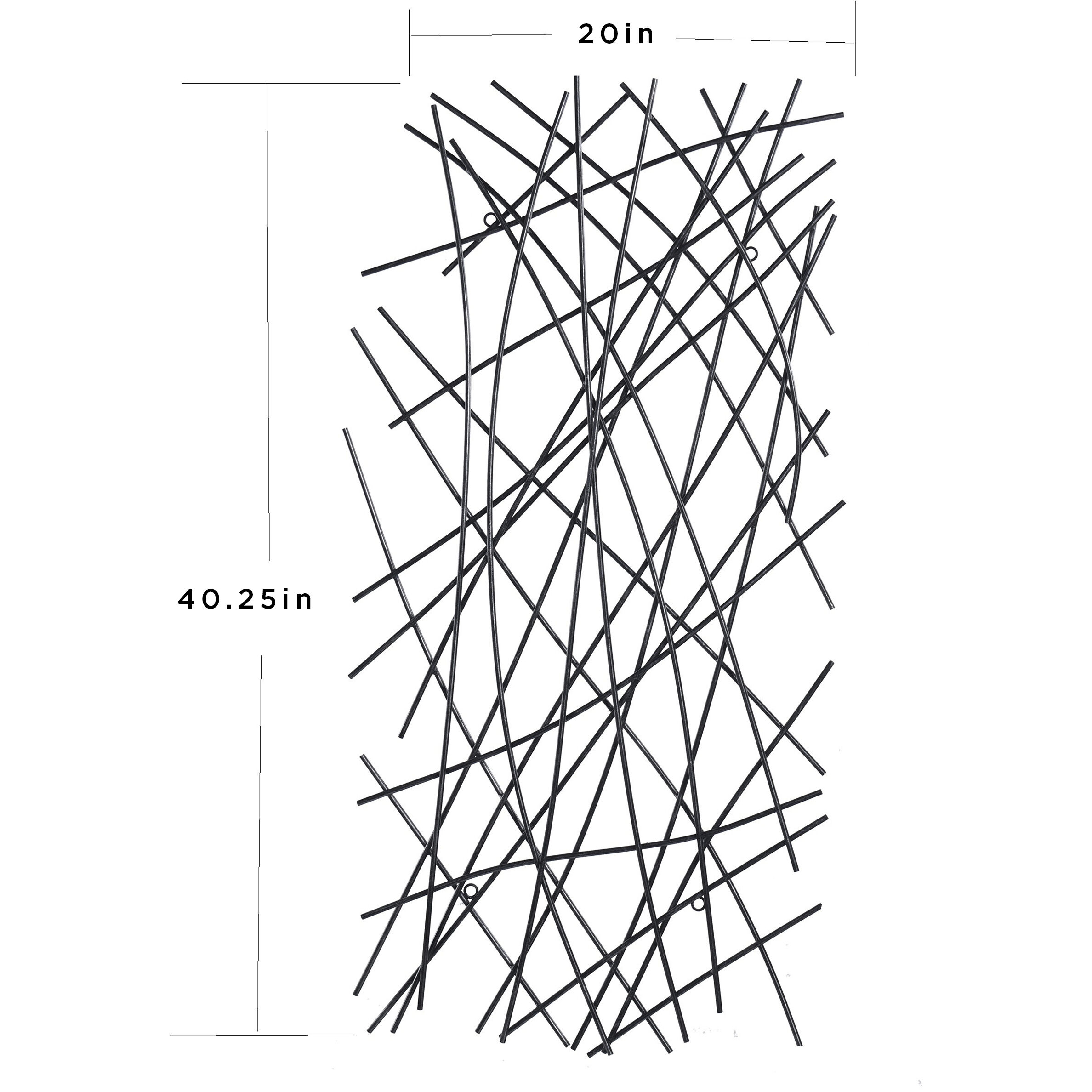 Cameron 41 X 20 inch Metal Wall Décor