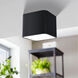 Grimasola 1 Light 5.5 inch Black Flush Mount Ceiling Light