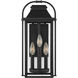 Sean Lavin Wellsworth 3 Light 18.25 inch Textured Black Outdoor Wall Lantern