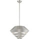 Amsterdam 1 Light 18 inch Brushed Nickel Mini Pendant Ceiling Light