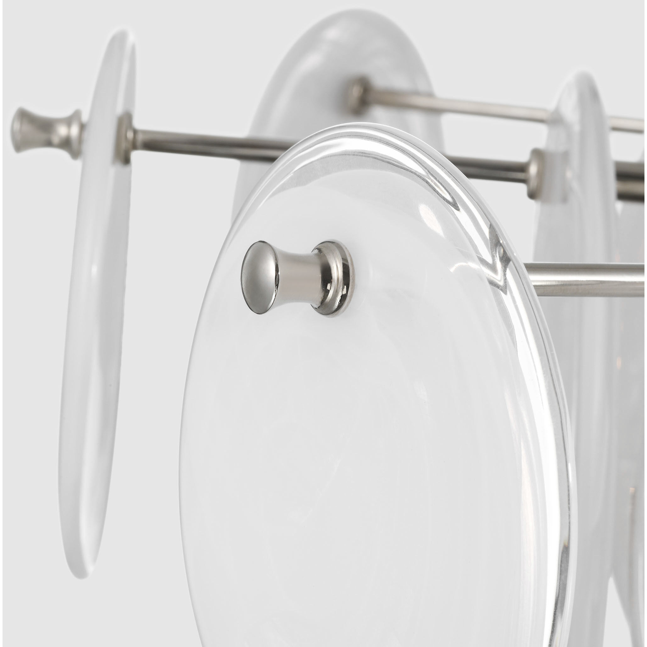 AERIN Loire LED 34 inch Polished Nickel Flush Mount Ceiling Light, Grande