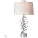 Art & Alchemy Coral 35.2 inch 60.00 watt Sterling Table Lamp Portable Light