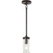 Elyton 1 Light 3.25 inch Downton Bronze/Gold Mini Pendant Ceiling Light
