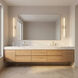 Cavitt LED 36 inch Satin Brass Vanity Light Wall Light