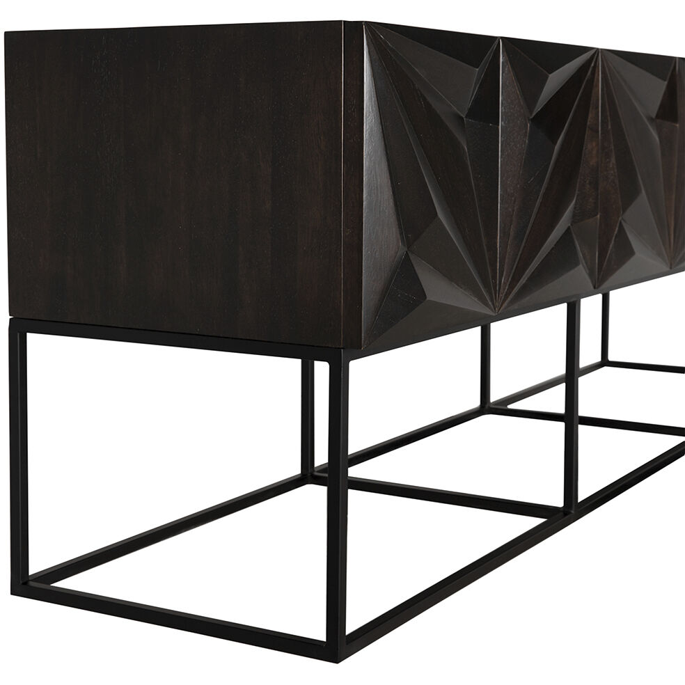 Zurich 96 X 23 inch Ebony Walnut Console