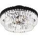 Starlight 4 Light 18.5 inch Matte Black Semi-Flush Mount Ceiling Light, Large