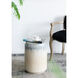 Florence 18 inch Blue/Cream Garden Stool