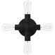 Wymer 4 Light 6.26 inch Matte Bronze Flush Mount Ceiling Light