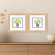 Lemon Life Blue and Yellow and Multi Framed Art, Propac