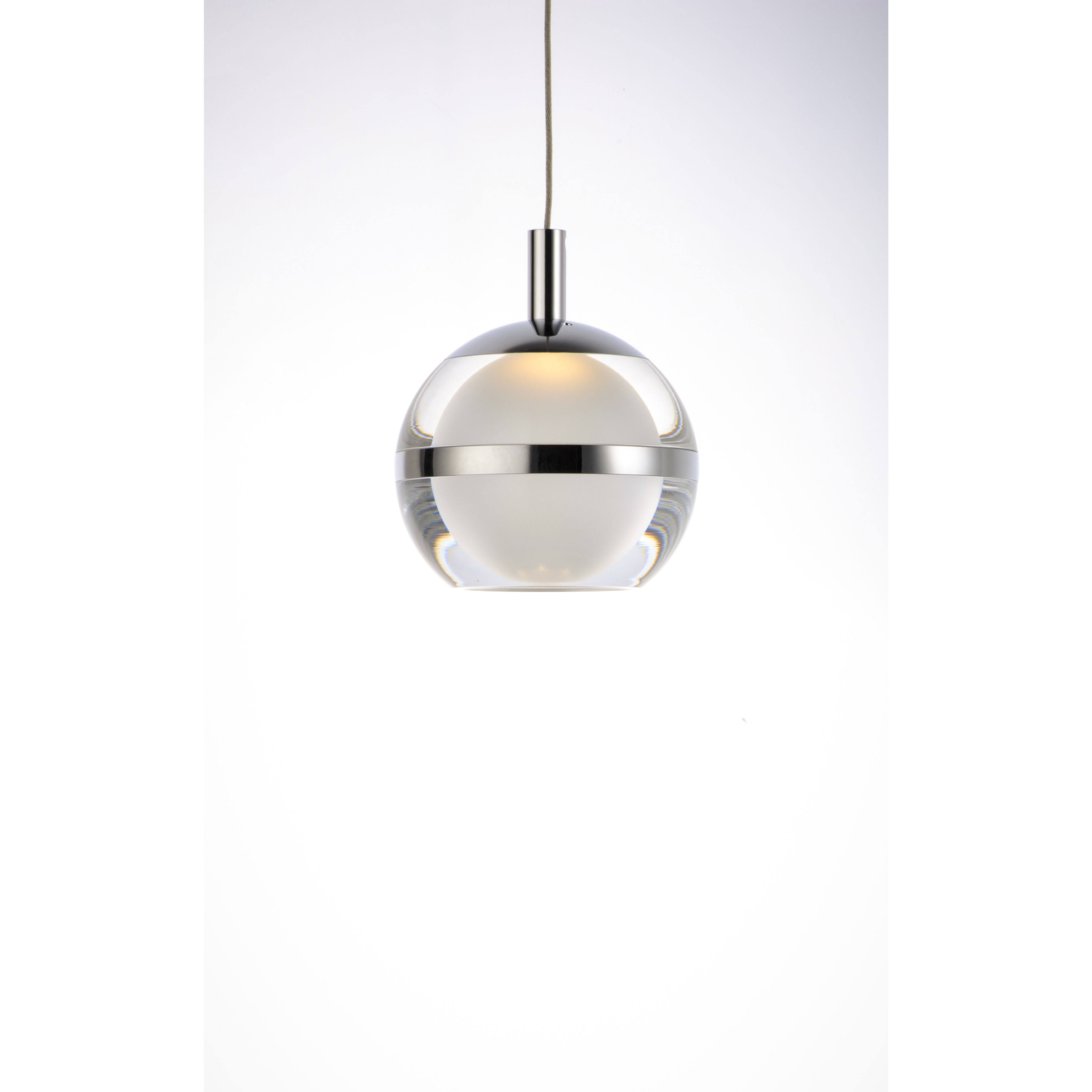 Swank LED 15 inch Polished Chrome Multi-Light Pendant Ceiling Light