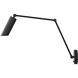 Drew & Jonathan Frasar 1 Light 4.75 inch Midnight Black Two Arm Sconce Wall Light, Large