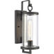 Hopkins 1 Light 15.5 inch Charcoal Outdoor Wall Sconce