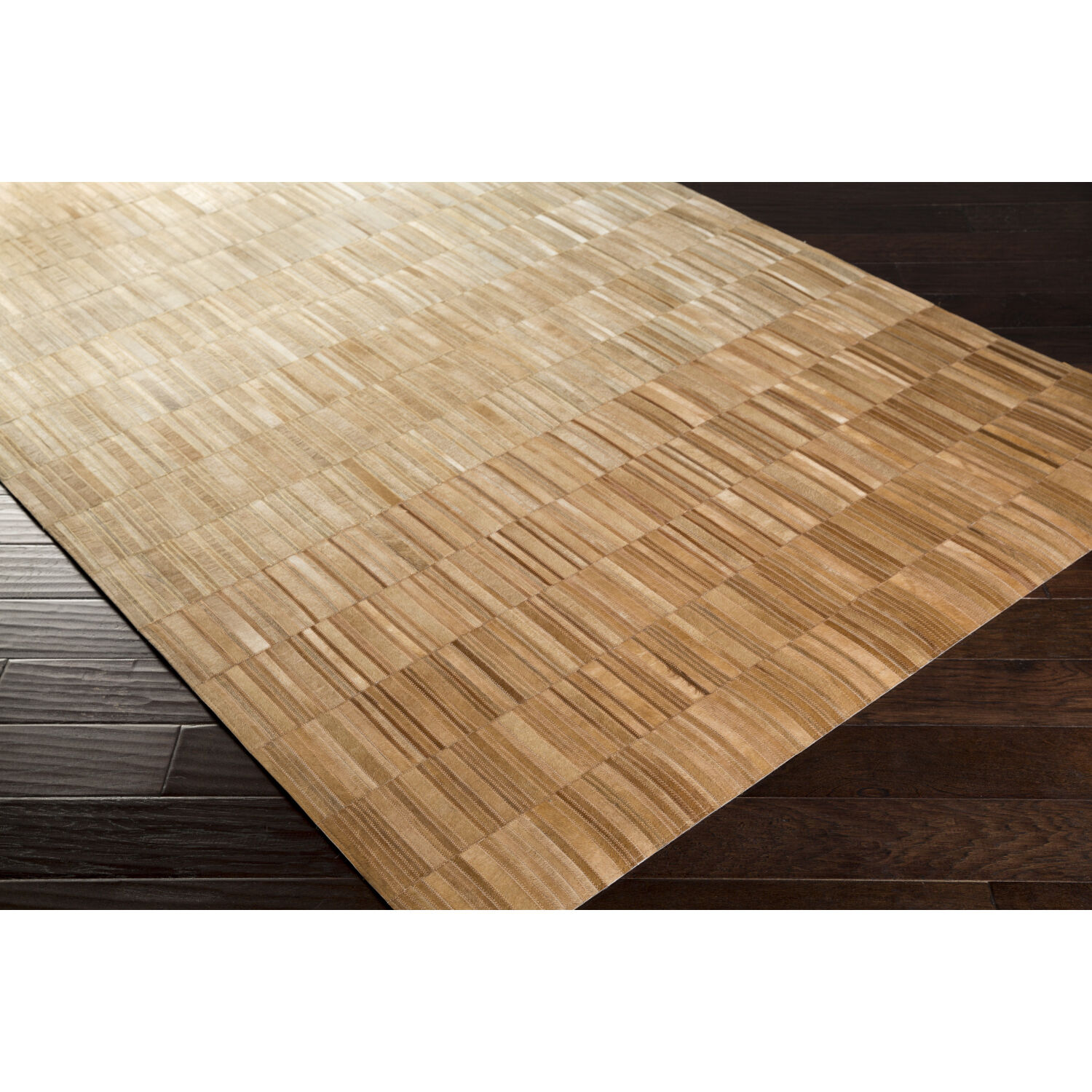 Outback 36 X 24 inch Brown / Light Gray / Light Sage Handmade Rug