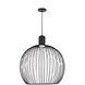 Orland Family 24 inch Matte Black Pendant Ceiling Light in 24" D x 24" W x 27" H, EVOLV