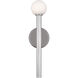 Kelly by Kelly Wearstler Nodes 1 Light 4.75 inch Polished Nickel Bath Vanity Wall Sconce Wall Light