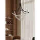 Pearl LED 39.25 inch Dark Matte Black Chandelier Ceiling Light