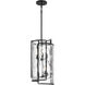 Bella Collina 6 Light 14 inch Coal Foyer Pendant Ceiling Light