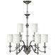 Sussex 9 Light 32 inch Brushed Nickel Indoor Chandelier Ceiling Light